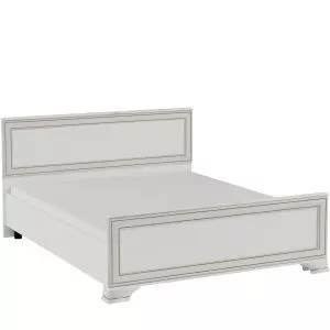 Кровать Каприз 160х200 см. (Белый/Ясень анкор патина)
