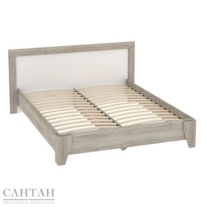 Кровать Анима 160х200 см. КР-320 (Дуб серый/Белый)