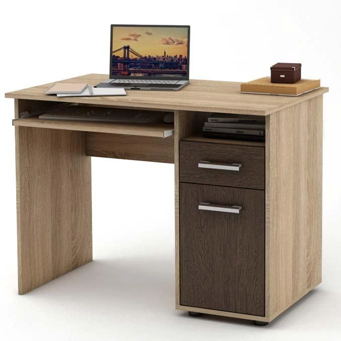 Письменный стол Остин-1К (Дуб сонома/Венге)