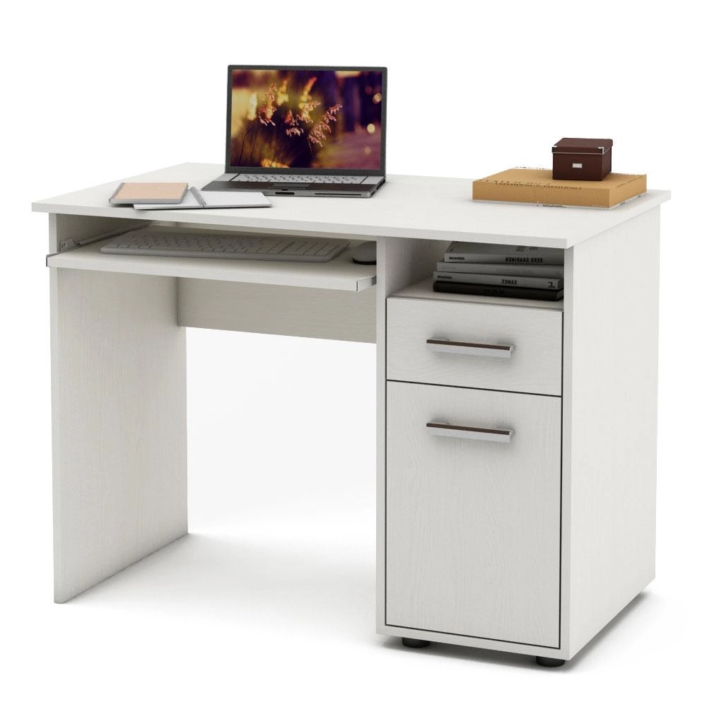 Письменный стол Остин-1К (Белое дерево)