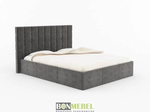 Кровать Эва 160х200 см. (Серый) с ПМ