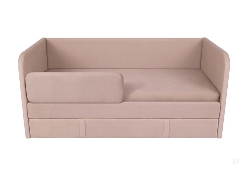 Кровать Бимбо 160х80 см. + бортик (Velutto 37)