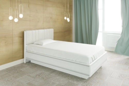 Кровать с подъемным механизмомм Карина 140х200 см. КР-1012 (Снежный Ясень)