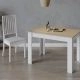 Стол обеденный «Промо» 110х67 см. (тип 2) (Белый/Дуб сонома светлый)