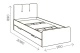 Кровать Илия 90х200 см. (М1)