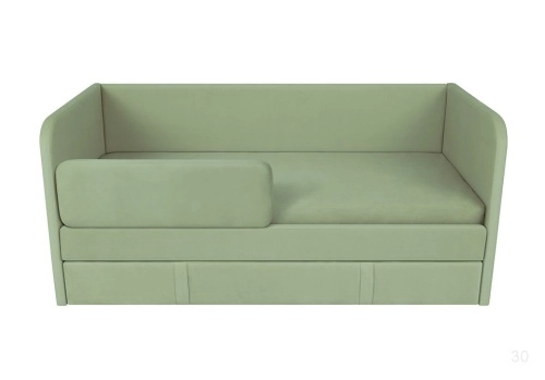 Кровать Бимбо 160х80 см. + бортик (Velutto 30)