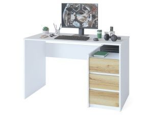 Письменный стол СПм-21 (Белый/Дуб Делано)