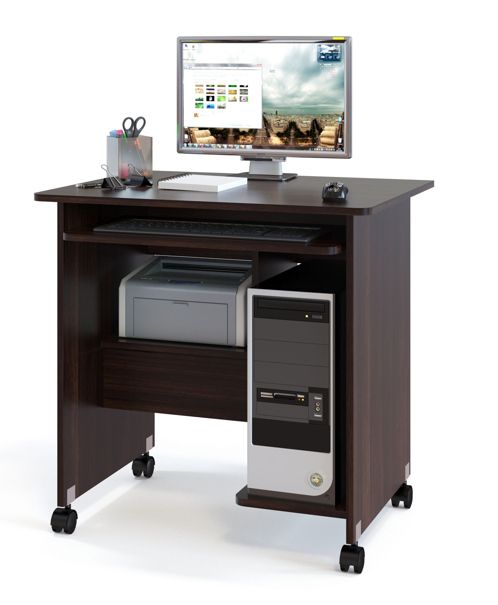 Компьютерный стол КСТ-10.1 (Венге)