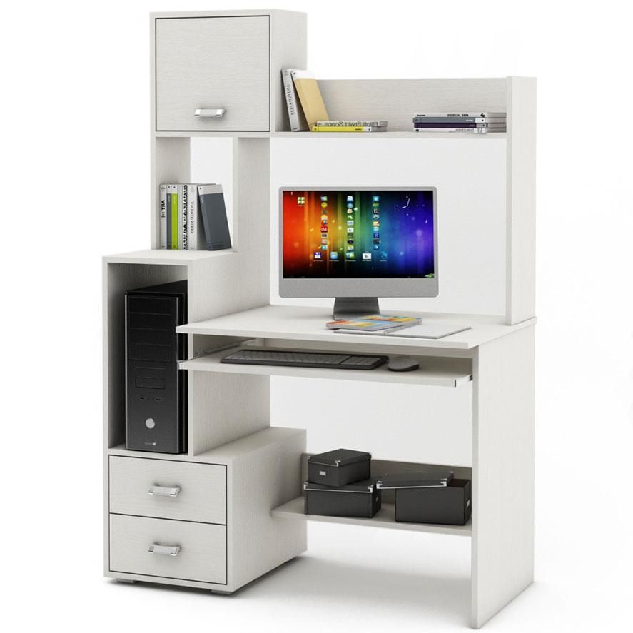 Компьютерный стол Имидж-40 (Белый)