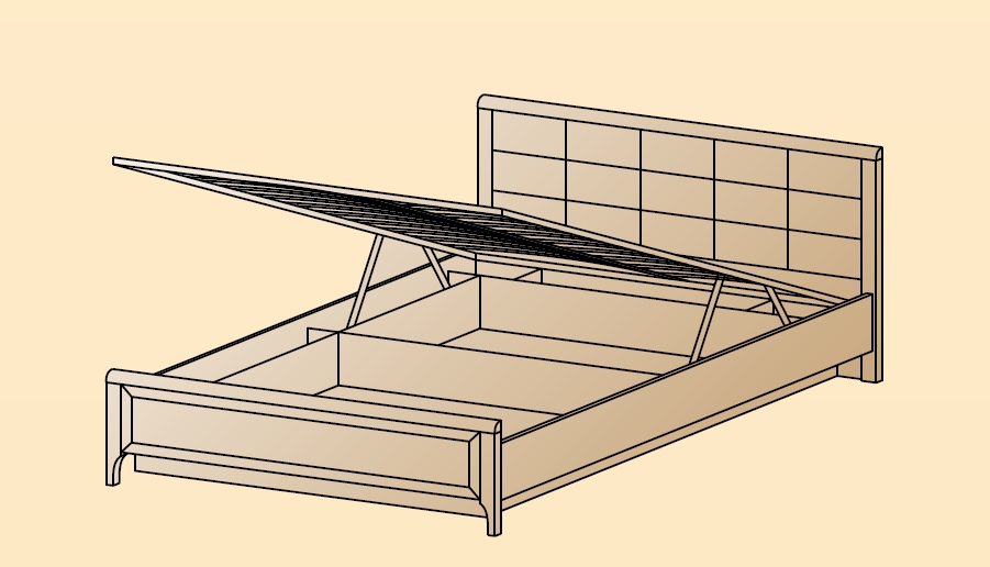 лером кровать кр-1001