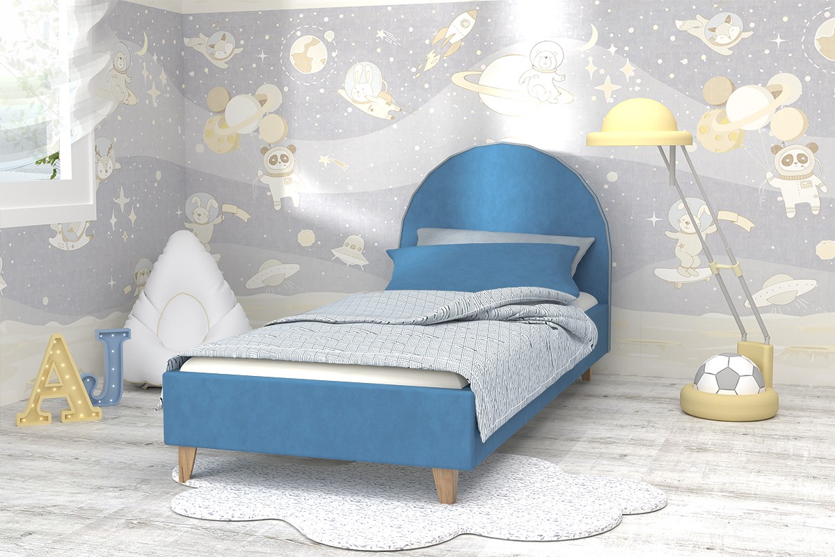 Кровать арт. 014 (Синий)