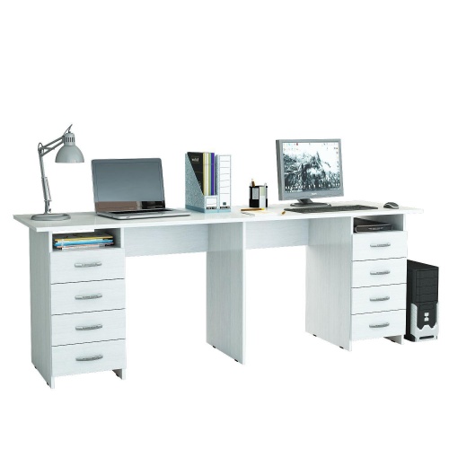 Компьютерный стол Тандем-3 (Белый)