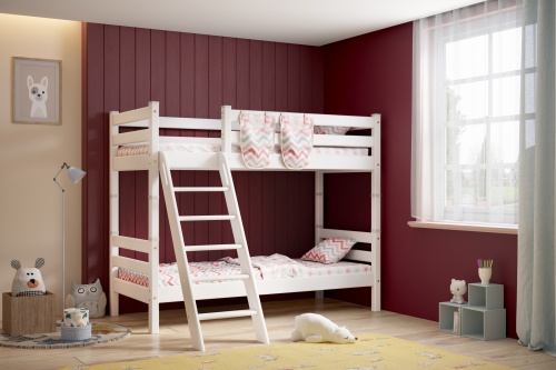 Кровать Соня с наклонной лестницей (Вариант 10)
