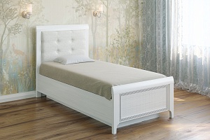 Кровать Карина 90х190 см. КР-1035 (Снежный Ясень)