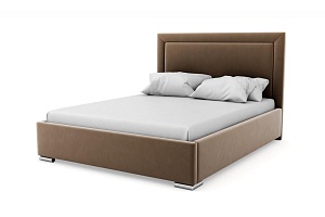 Кровать с подъемным механизмом Валери 120х200 см. (Велюр Seven) 1320х1200х2140 мм.