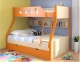 Кровать двухъярусная Дельта-20.02 (Оранжевый)