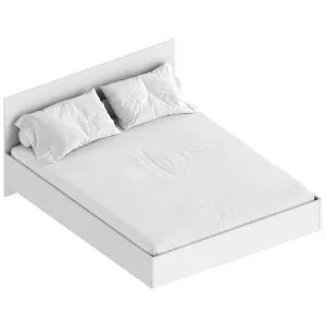 Кровать Бьянко 160х200 см. (Белый лофт) (с/м 8307) (Настил)