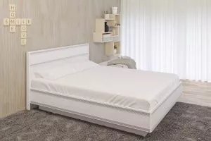 Кровать с подъемным механизмом Карина 160х200 см. КР-1003 (Ясень Снежный)